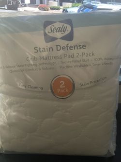 Crib Mattress Protector Pad 2 Pack