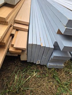 Blue Primed Trim Boards