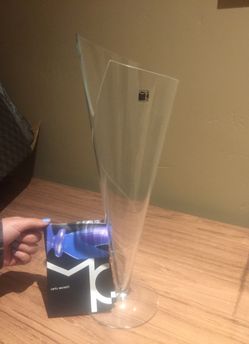 18” crystal vase