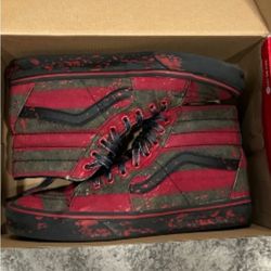 Size 11 FREDDY KRUEGER VANS HIGTOP 