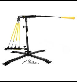 SKLZ Hurricane Baseball/Softball Swing Trainer W/ Adjustable Height From 23”-38”