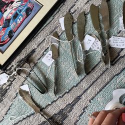 Antique tongs and butter knives