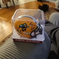 Signed Mini Helmet 