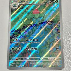 Pokémon Ivysaur 167/165 Illustration Art Card