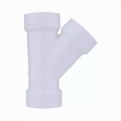 8” schedule 40 PVC DWV wye