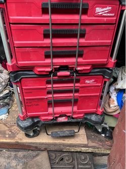 Milwaukee 7 drawer pack out on wheels