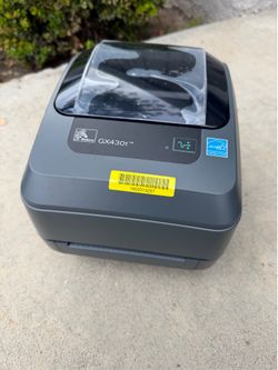 GX430T Zebra Printer – Thermal Transfer Desktop for Shipping Labels, Barcodes, Receipts, Tags, Wrist Bands – USB Interface, 4 Inch,