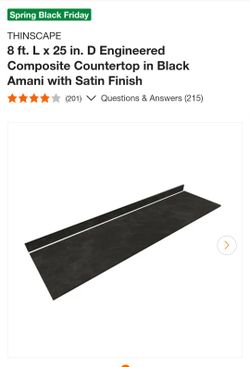 8ft Composite Engineered Countertop