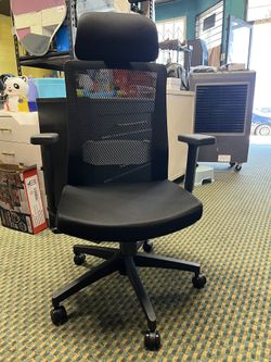 SIHOO Ergonomics office chair, mesh chair, desk chair, with adjustable lift support and lumbar support, high-back chair (black)