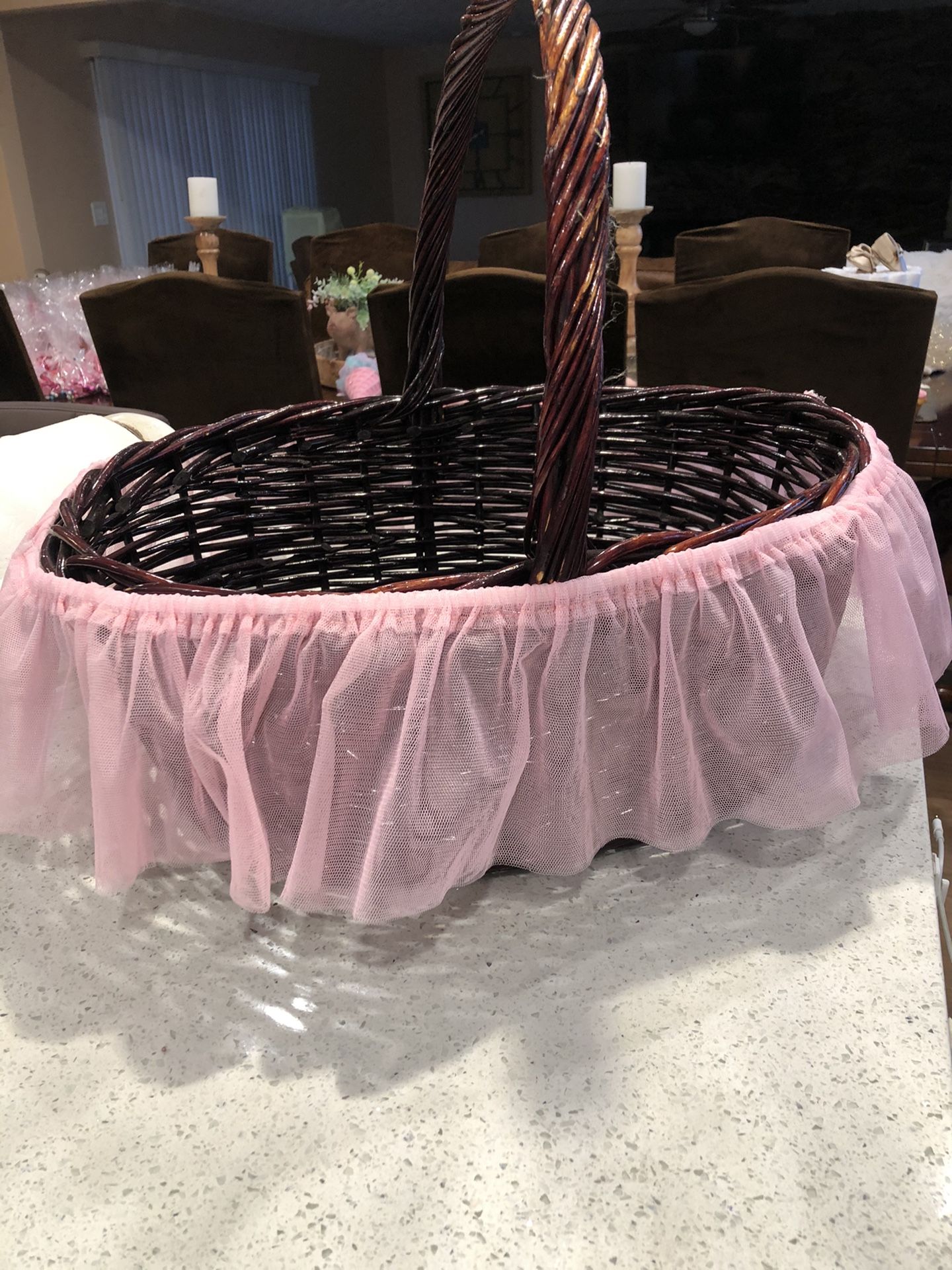 Pink Tulle Ruffle