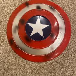 Metal Captain America Shield Battle Damaged Edition