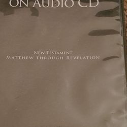 Holy Bible On Audio Cd King James Version New Testament Matthew Through Revelations. 2008. East, west or north 