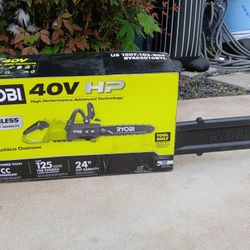 CHAINSAW RYOBI 40V TOOL ONLY 