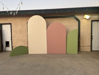 Wooden Arch Backdrops