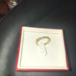 14 K Gold Ring 1/4 Ctw 