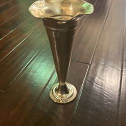 Sterling, Silver Vase, Antique