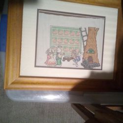 Cross Stitch "Quilts And Rabbits"