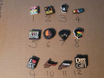 Any 4 HBCU BLM Shoes Charms For Crocs Or Clogs 