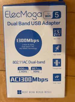 ElecMoga WiFi Dual Band USB Adapter
