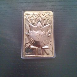 23 Karat Gold Pokemon From Burger King