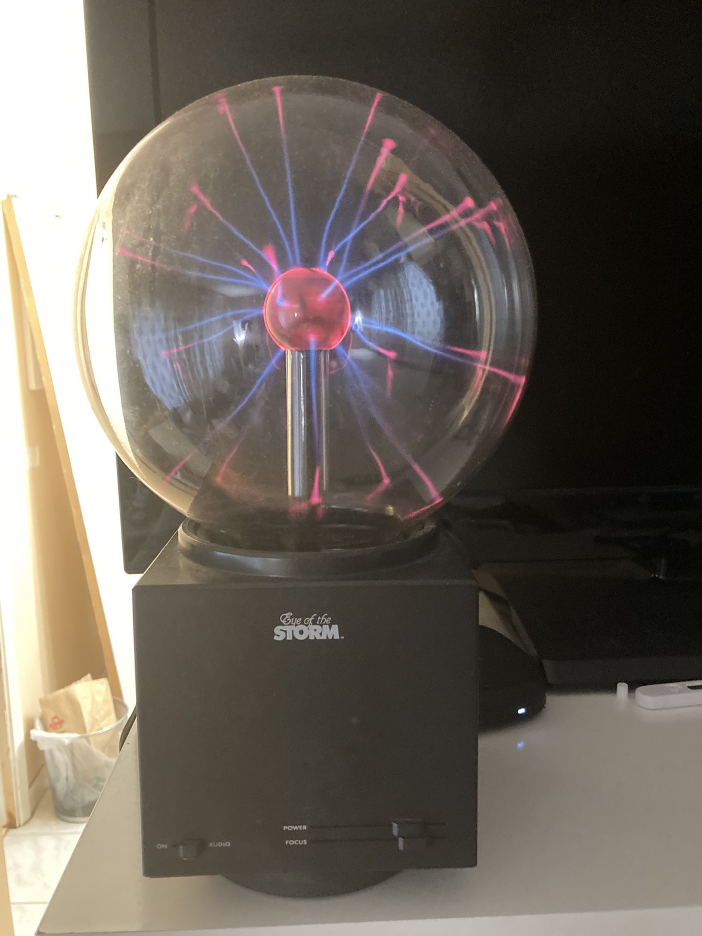 Vintage  EYE Of The STORM ,  1980’s  Plasma Lamp - Works Perfect !!!