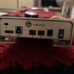 G-Technology G-DRIVE Professional External Hard Drive 2TB (Gen5, USB 3.0/FireWire 800) (0G02529)