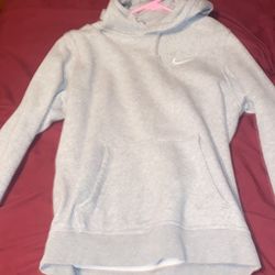 Grey Nike SWOOSH hoodie 