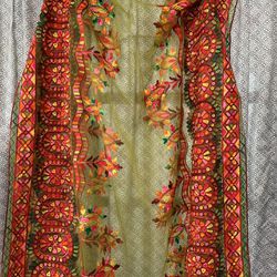 Desi Hijab, Net With Embroidery  And Liners ,  Shawls ,chiffon Dupata Shalwar Pieces 