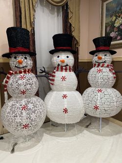 christmas decor set of three