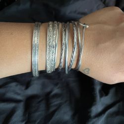 Sterling Silver Bangles 
