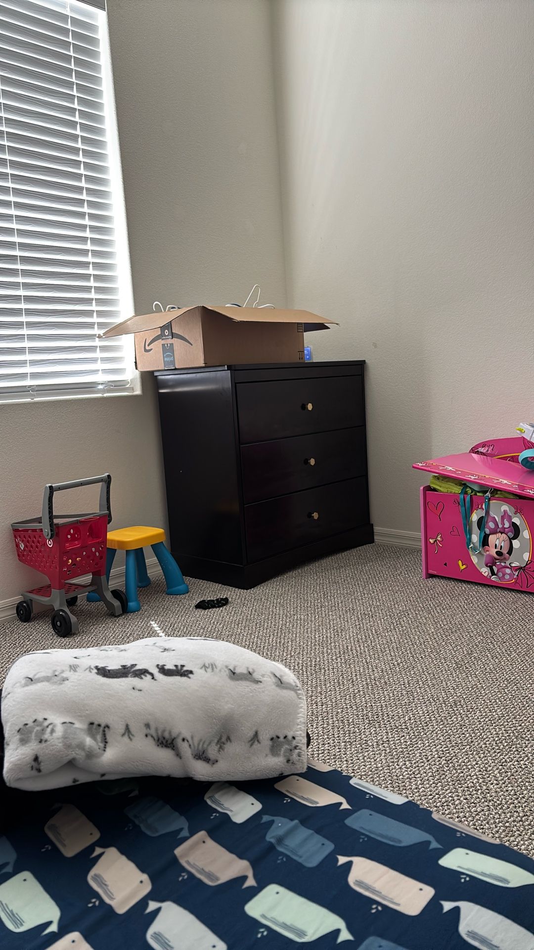 Delta Children Campbell 3 Drawer Dresser, Midnight Brown