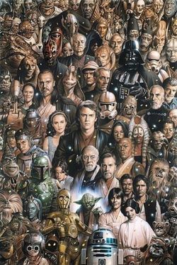 STAR WARS COLLAGE PICTURE