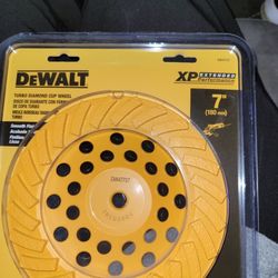 DEWALT 7" XP Turbo Diamond Cup Wheel (model DW4773T)