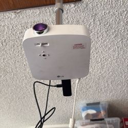 Lg PF50KA Projector With 120inch Framed Screen