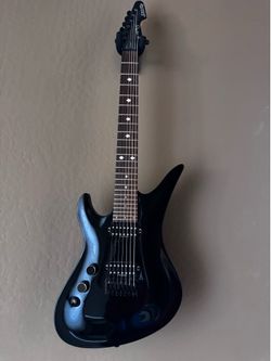 Diamond Schecter Diamond Series.  Guitar lefty