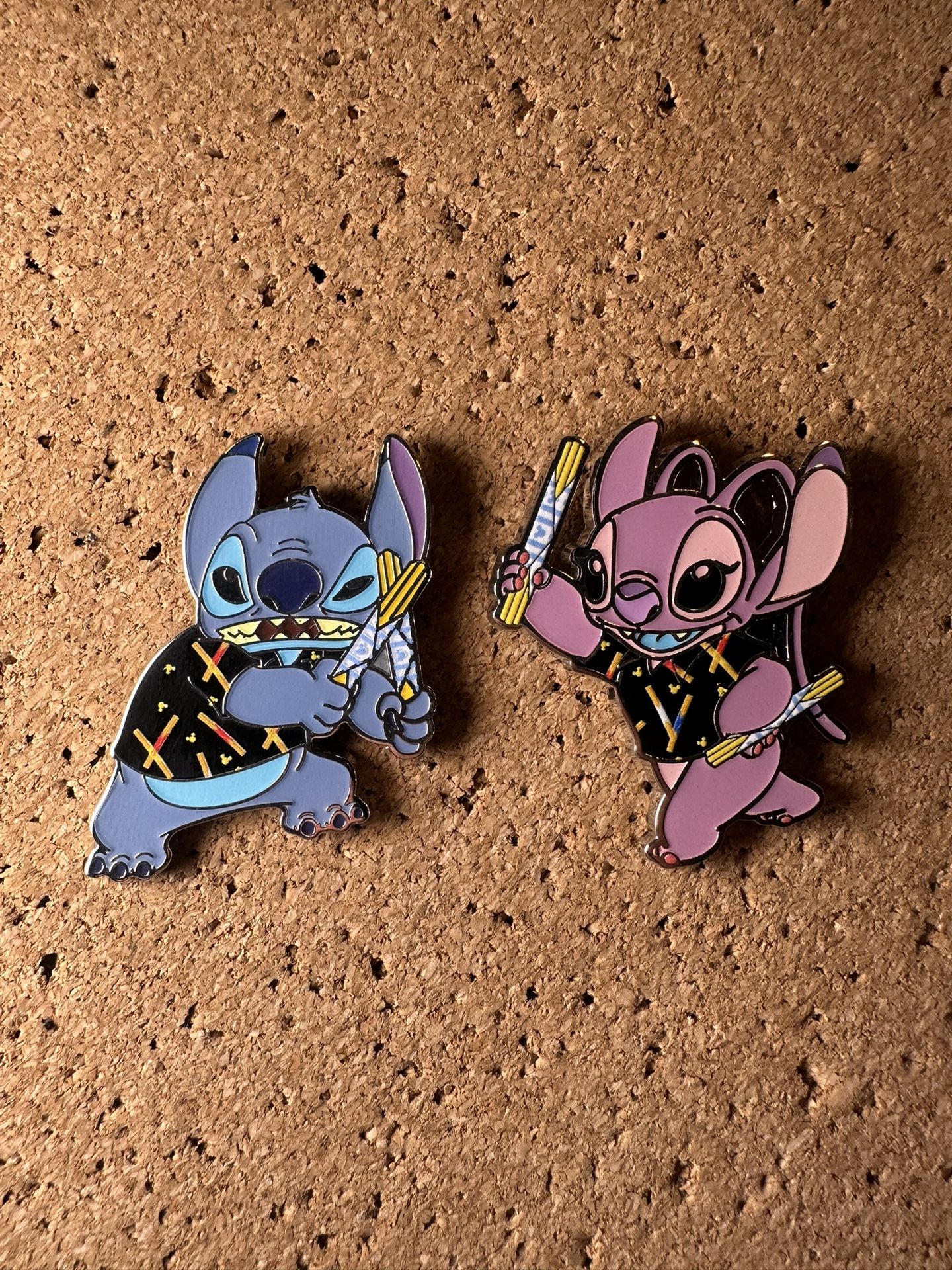 2025 Disney Parks Stitch Attacks Snacks Mystery Pin Set Bundle (Churro Bundle)