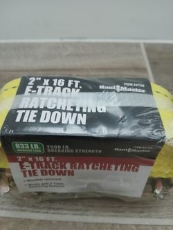 2" E Track Ratcheting Tie Down