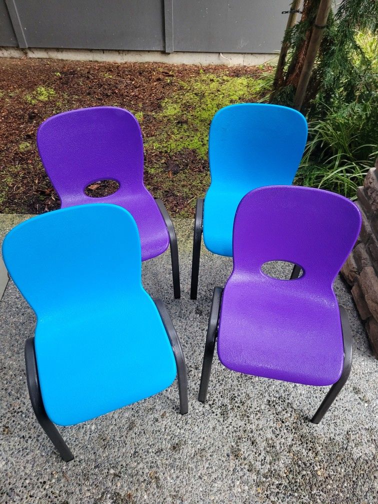 Kids Lifetime Chairs 2 (Blue Only Available) for $35 