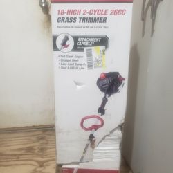 New 26cc Gas Powered Weedeater 