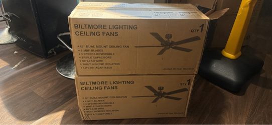 Brand New Lighting 52" Ceiling Fan