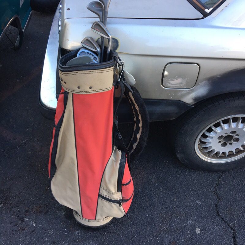 Burton Golf bag and clubs