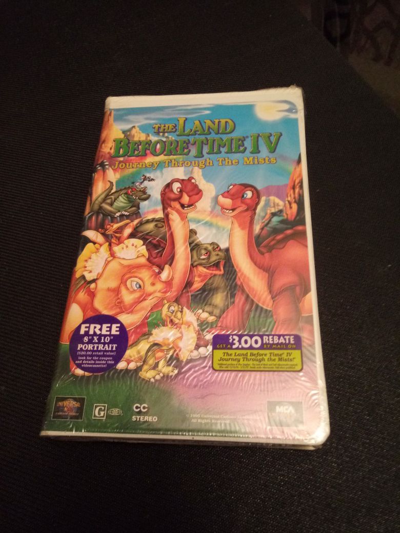The land before time 4 vhs movie sealed