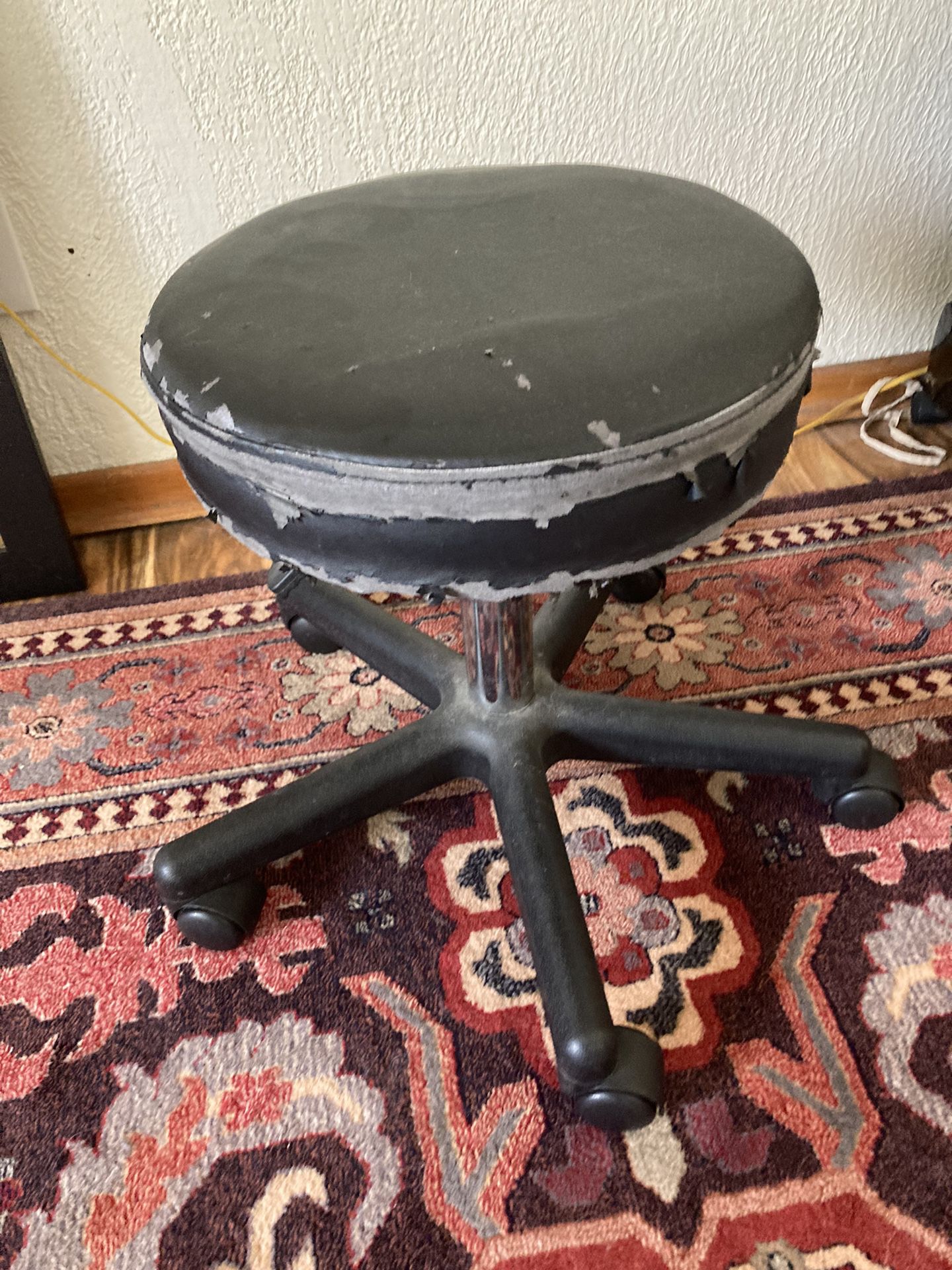 Stool Sturdy Two Seat Heights Good Rollers