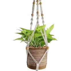 Macrame Plant Hangers (plant And Pot Not Included) 100cm (40") , Pack of 1