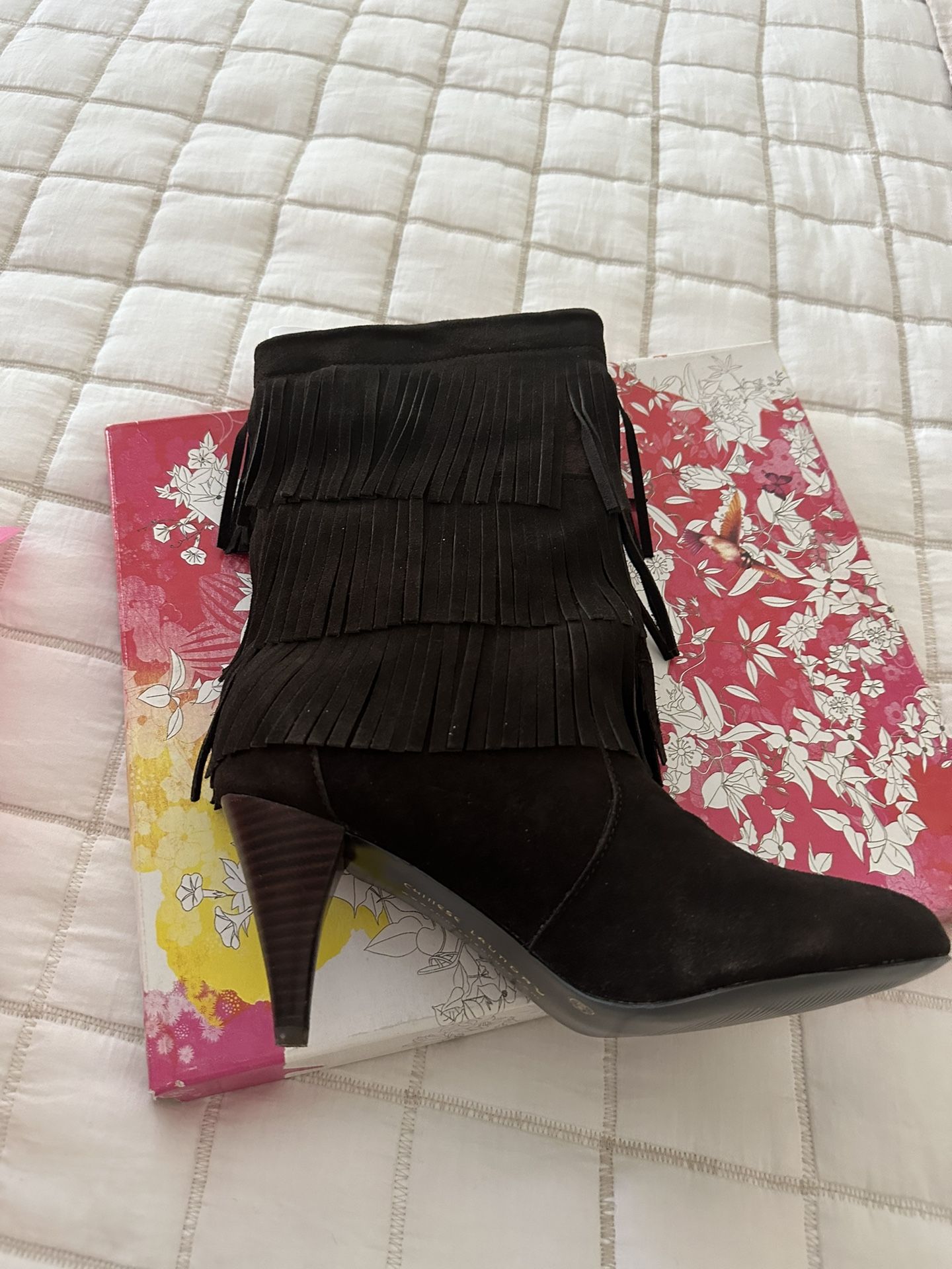 Brand New Chinese Laundry Fringe Boots