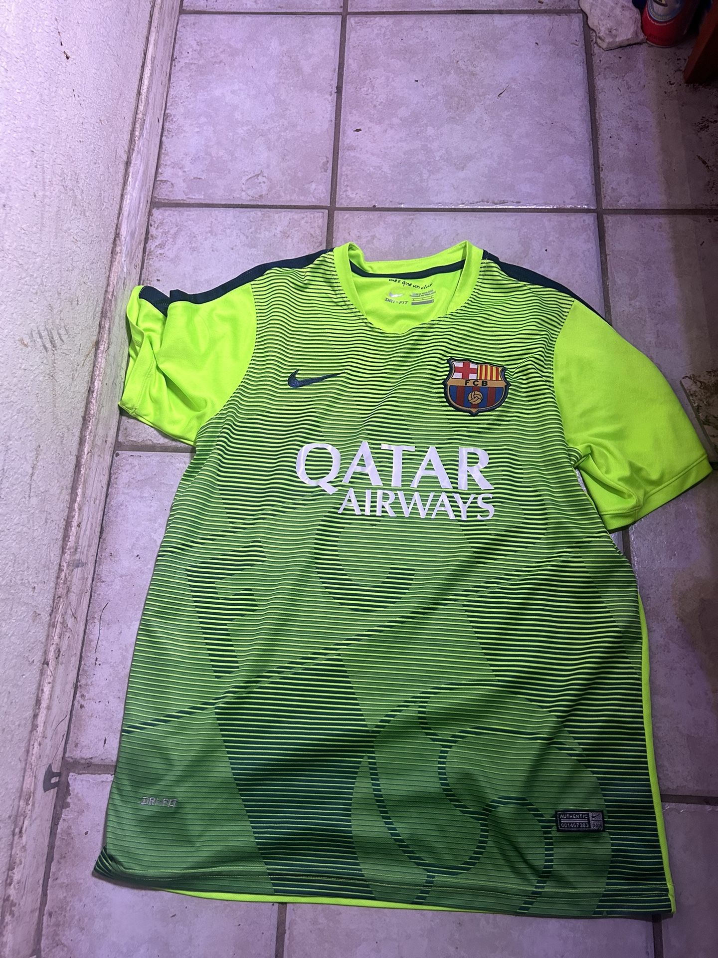 Barca Nike Jersey $50 Size Large