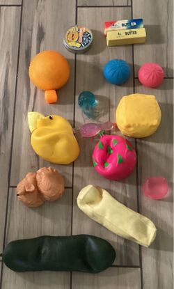 Mixed Lot of Squishy Stress Toys
