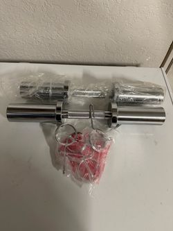 Pair of Olympic dumbbell handles