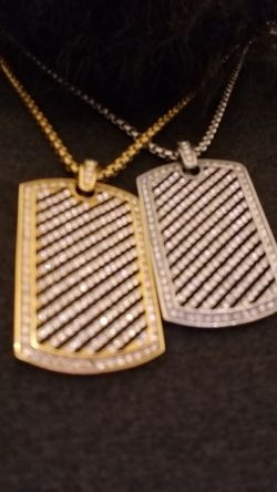 Stainless steel chain and charm