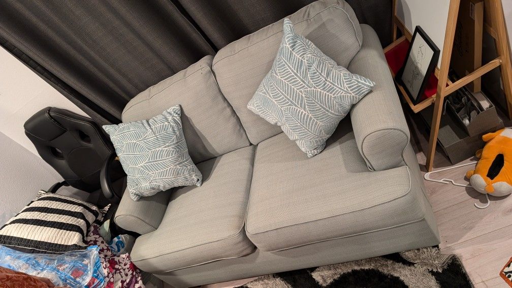 Light Green Love Seat Sofa